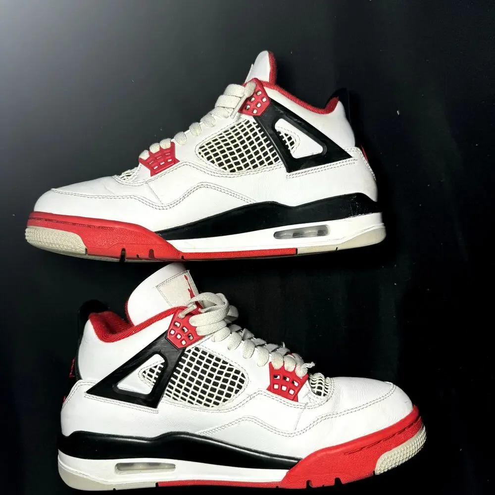 Size 7.5 - Nike Air Jordan 4 Retro OG Fire Red 2020 Men's Shoes
